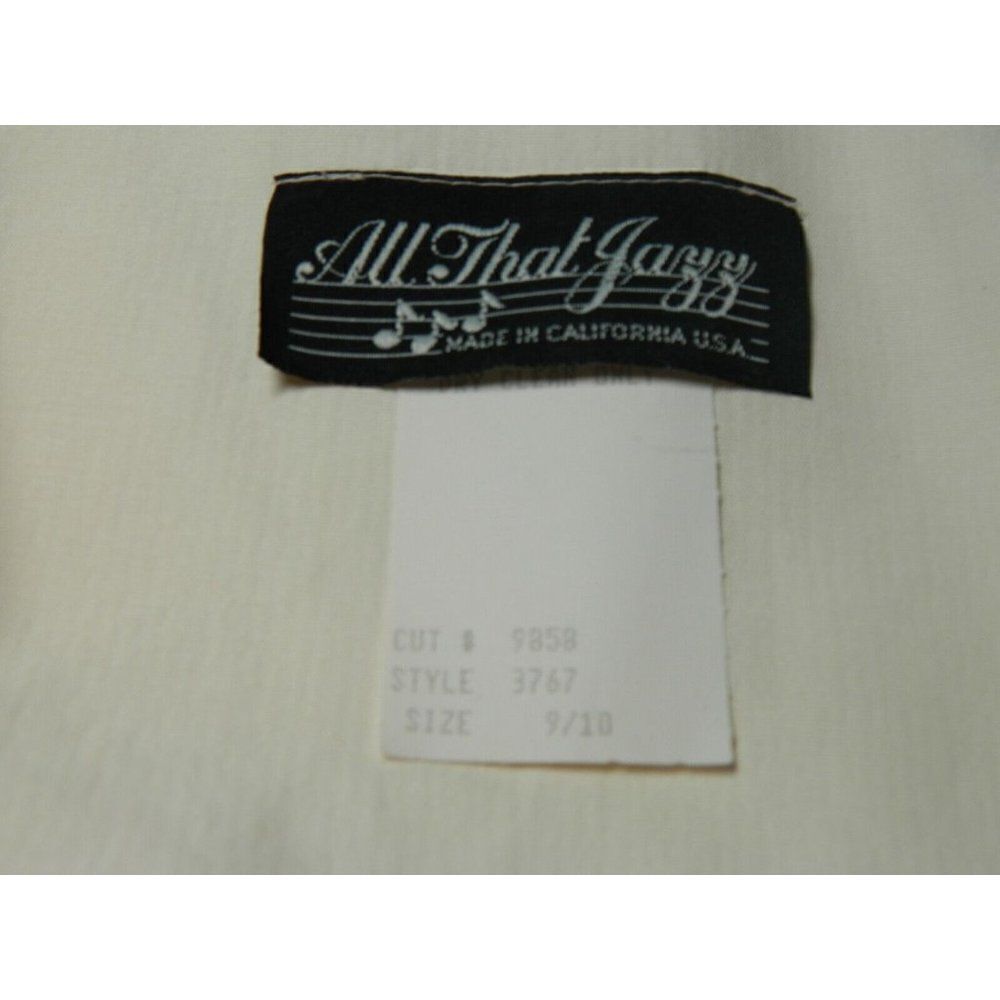 All That Jazz Dress Vintage 80's CottageCore Removable Dickie Junior Size 9/10 - Picture 14 of 15